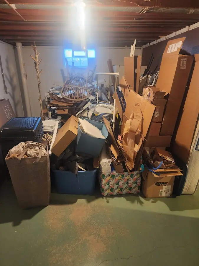 Roll-off dumpster container at job site for Construction Dumpster Rental in Roseville